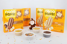 Load image into Gallery viewer, Nanapop Party Pack - 6 Banana Bread, 6 Chocolate Peanut Butter with 3 Different Toppings!
